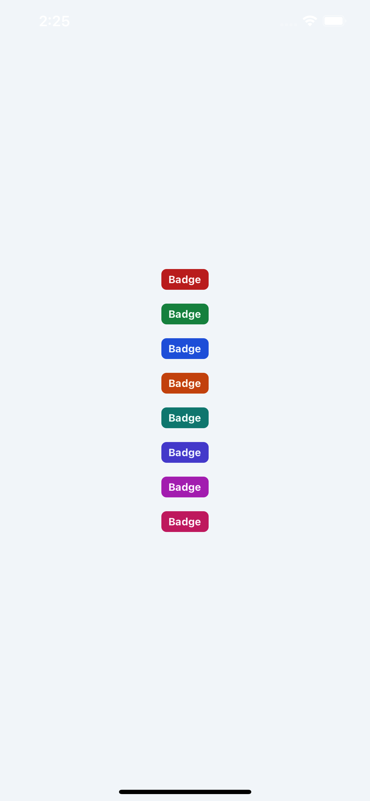 Small Badge Component