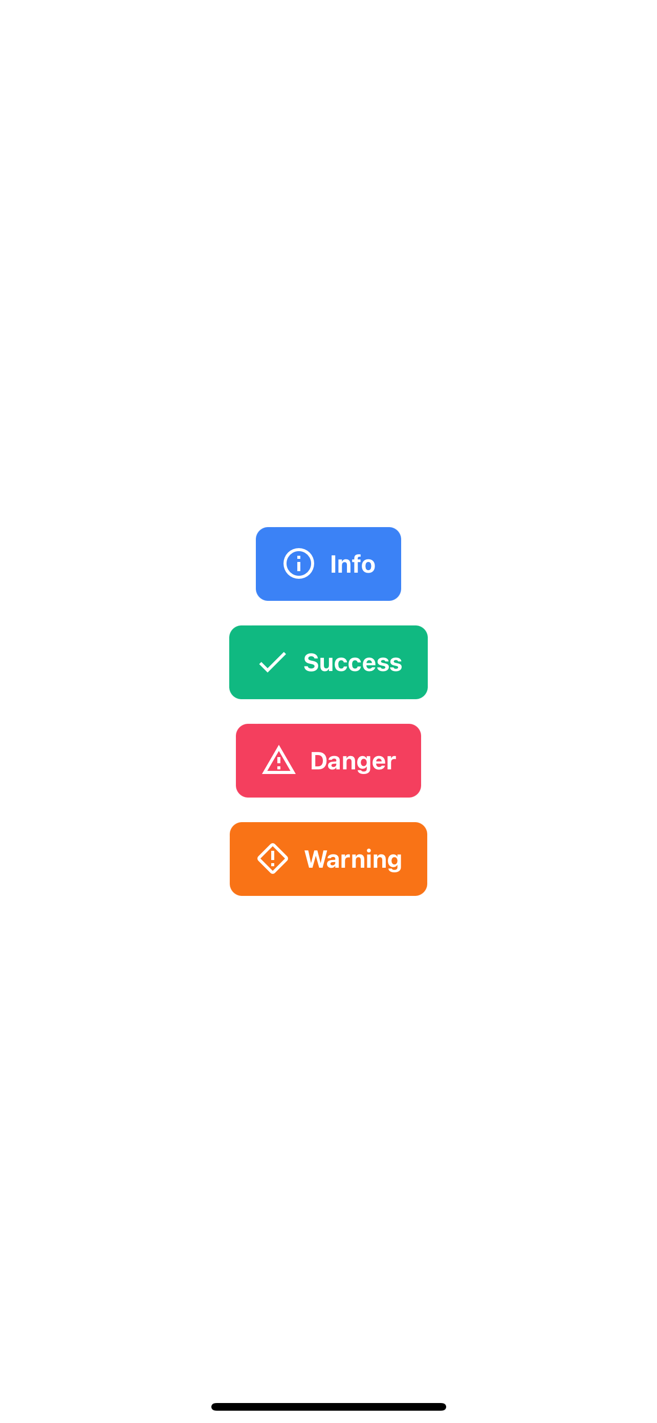 Solid Button with Icon