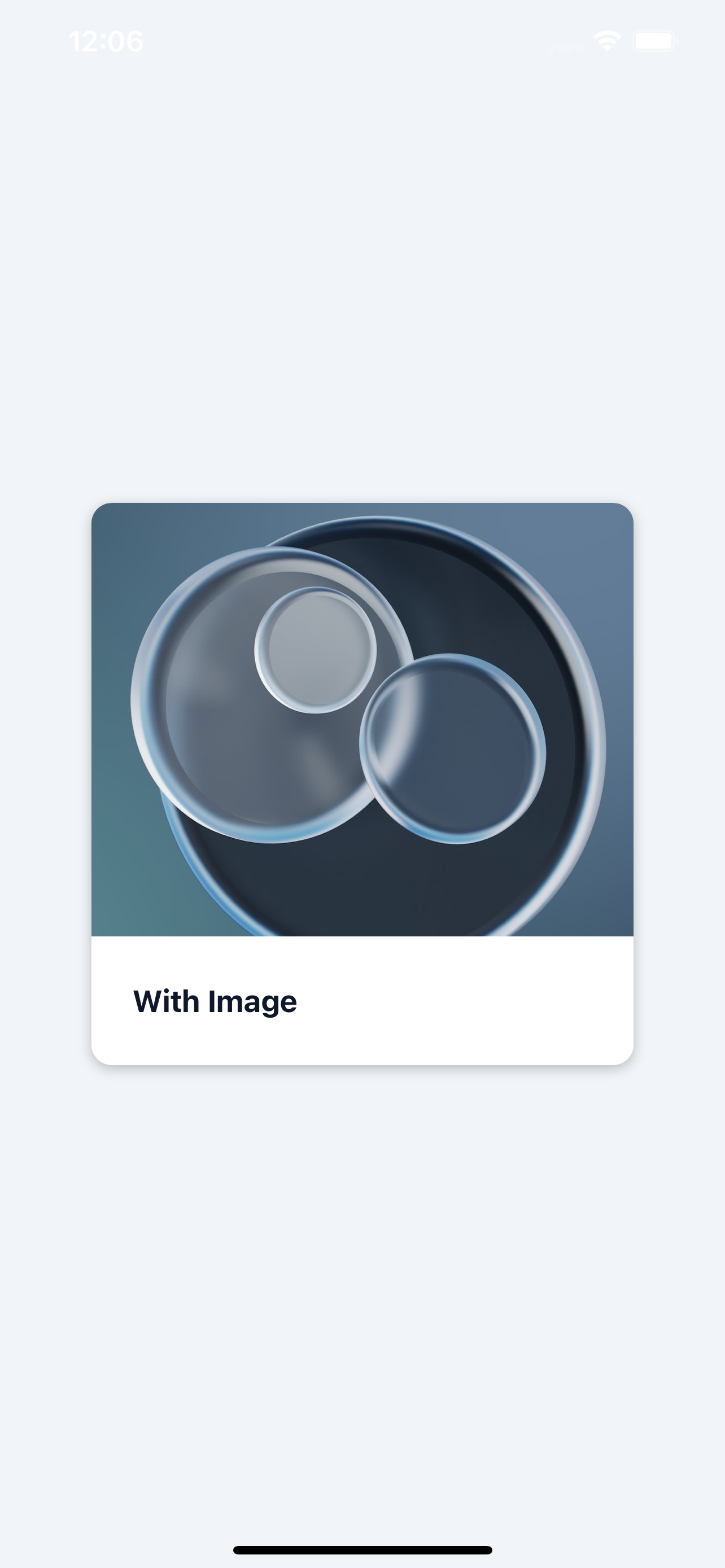 Card with Drop Shadow
