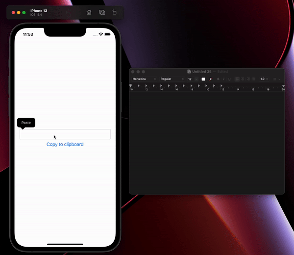 Copying to the clipboard with React Native Community Clipboard