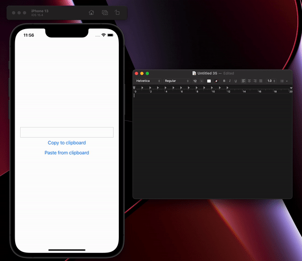 Pasting from the clipboard with React Native Community Clipboard