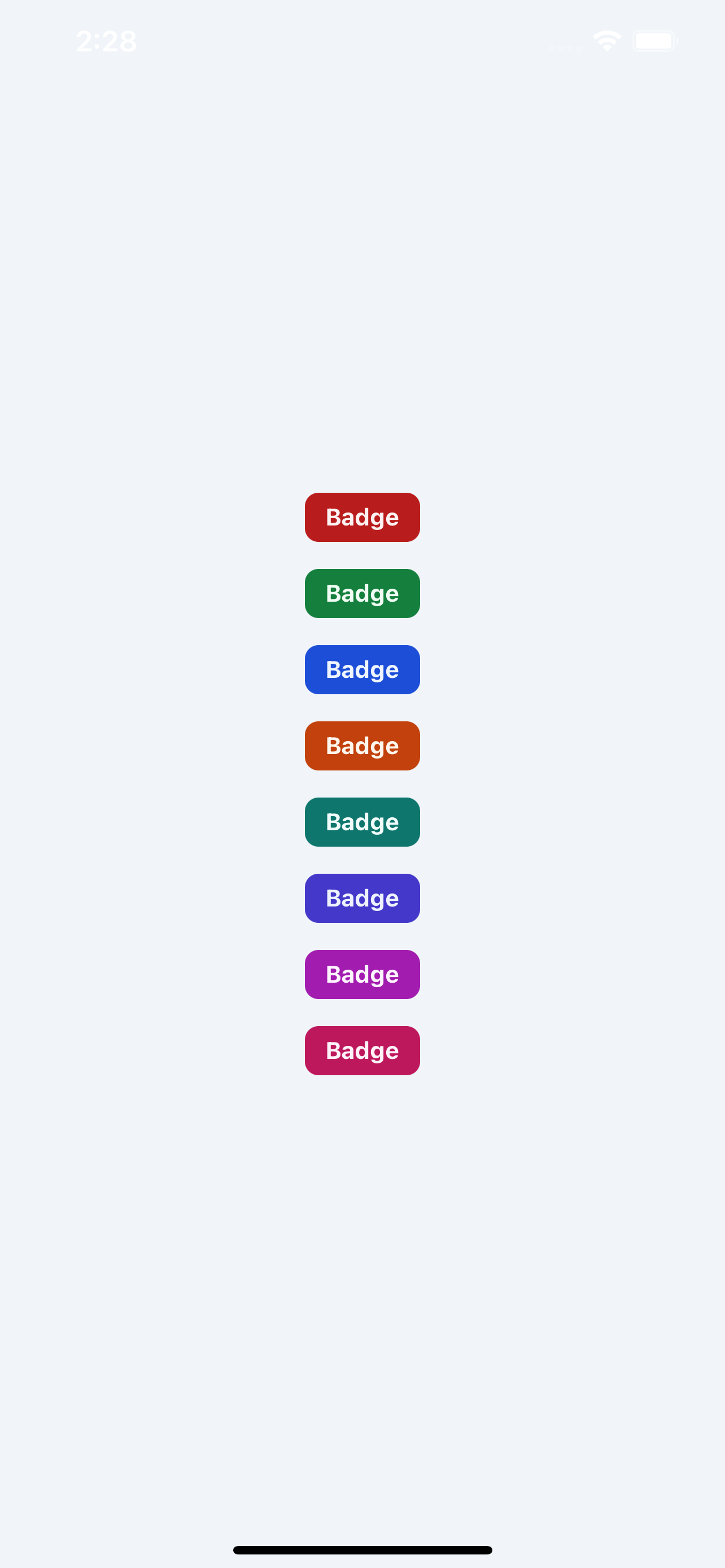 Large Badge Component