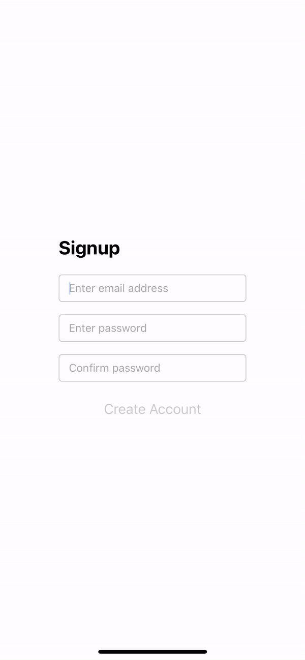How to setup email authentication with React Native and Firebase