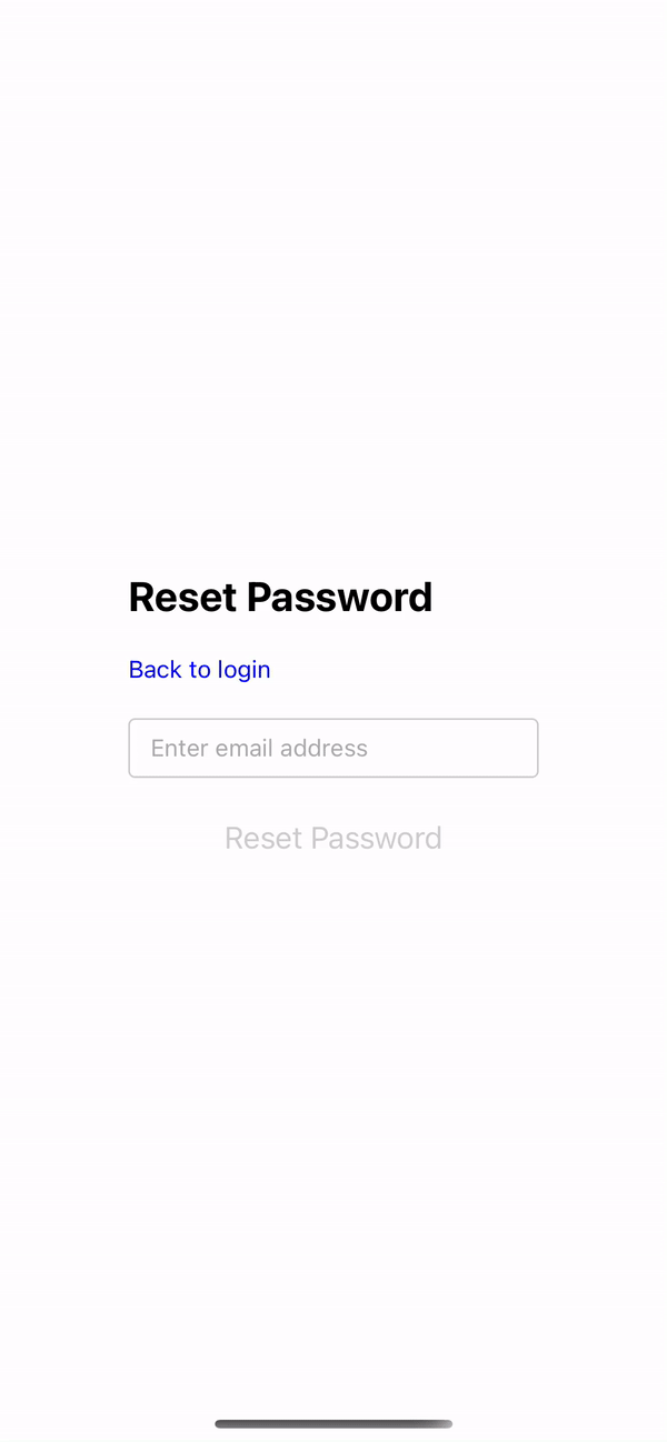 How to setup email authentication with React Native and Firebase