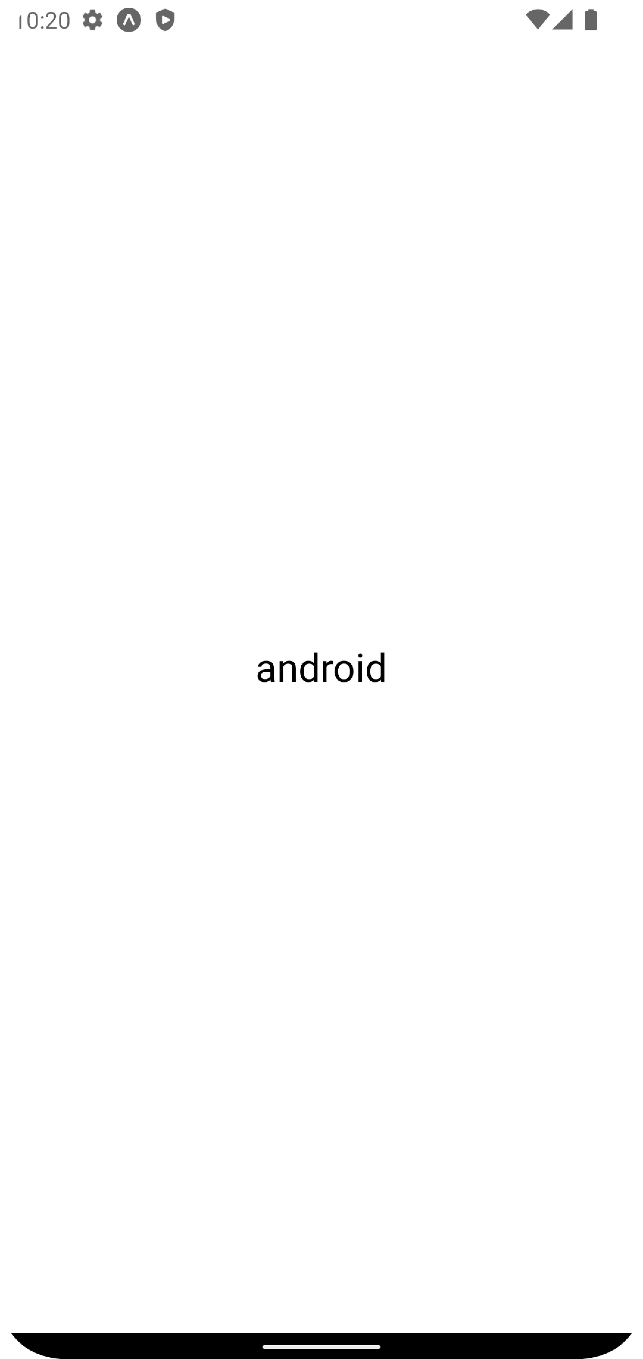Platform.OS result on Android